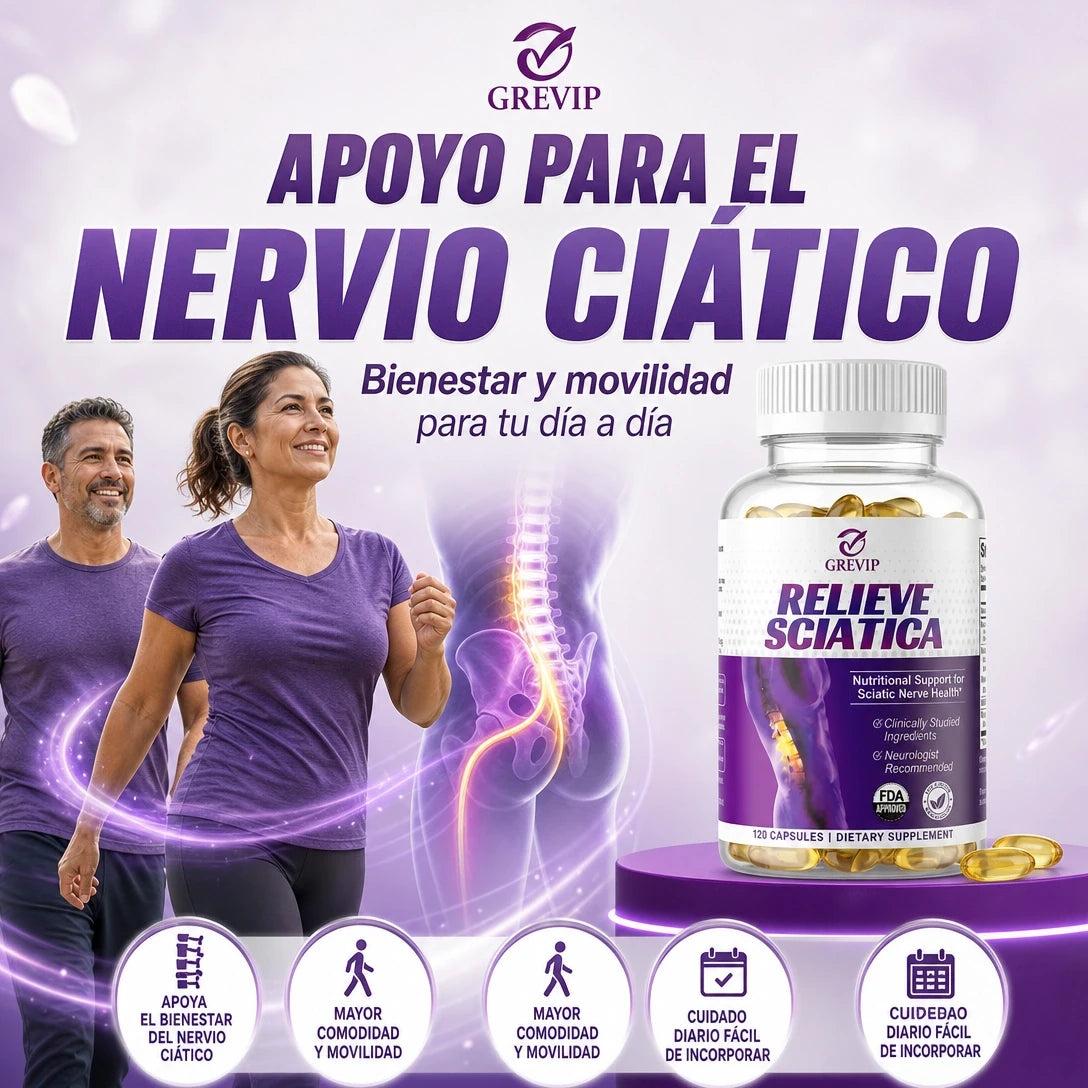 RELIEVE SCIATICA 120 CAPS NERVE HEALTH